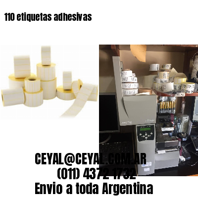 110 etiquetas adhesivas