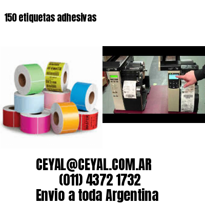 150 etiquetas adhesivas