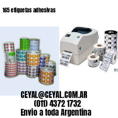 165 etiquetas adhesivas