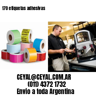 170 etiquetas adhesivas