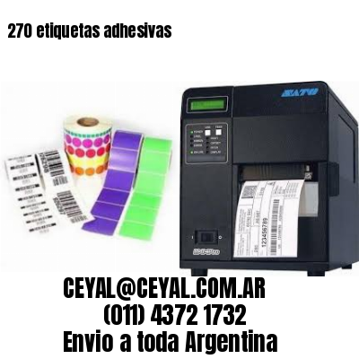 270 etiquetas adhesivas