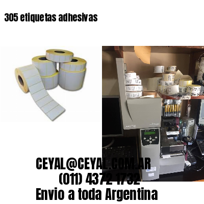 305 etiquetas adhesivas
