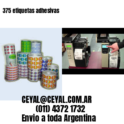 375 etiquetas adhesivas
