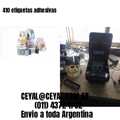 410 etiquetas adhesivas