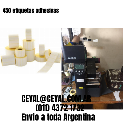 450 etiquetas adhesivas