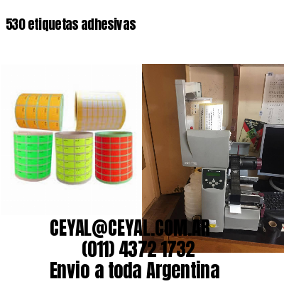 530 etiquetas adhesivas