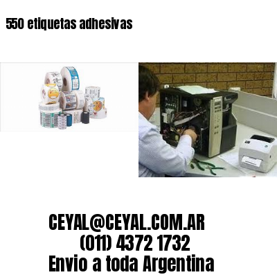 550 etiquetas adhesivas