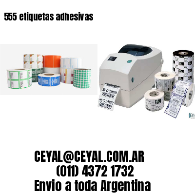 555 etiquetas adhesivas