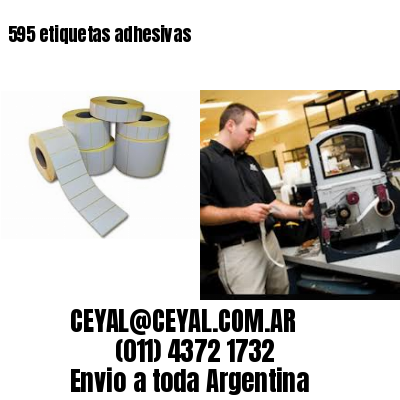 595 etiquetas adhesivas
