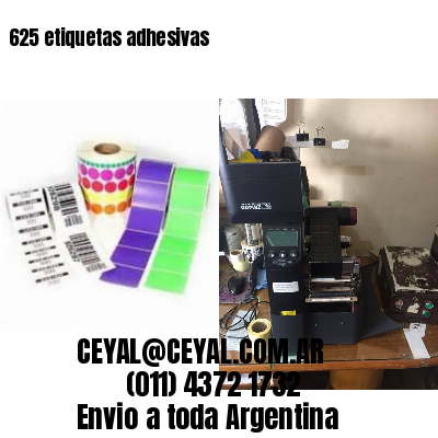 625 etiquetas adhesivas