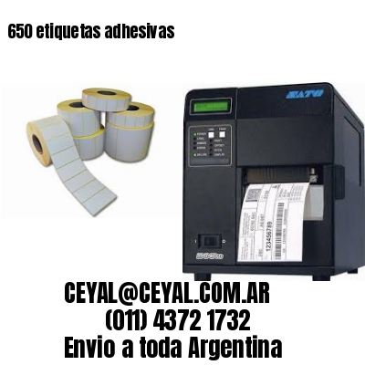 650 etiquetas adhesivas