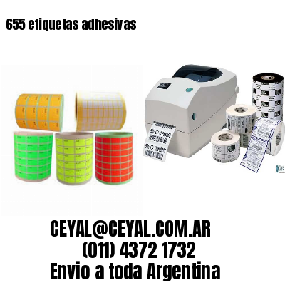 655 etiquetas adhesivas