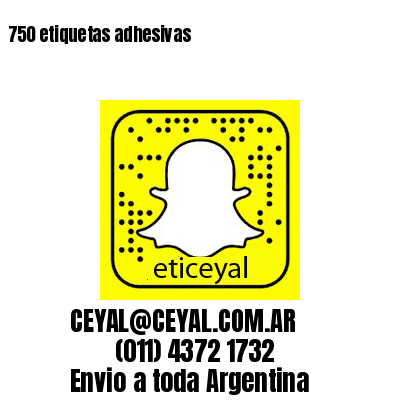 750 etiquetas adhesivas