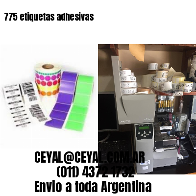 775 etiquetas adhesivas