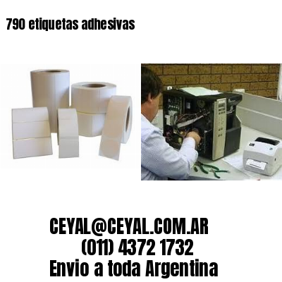 790 etiquetas adhesivas