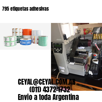 795 etiquetas adhesivas