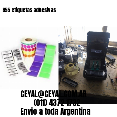 855 etiquetas adhesivas