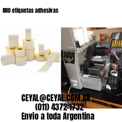 880 etiquetas adhesivas