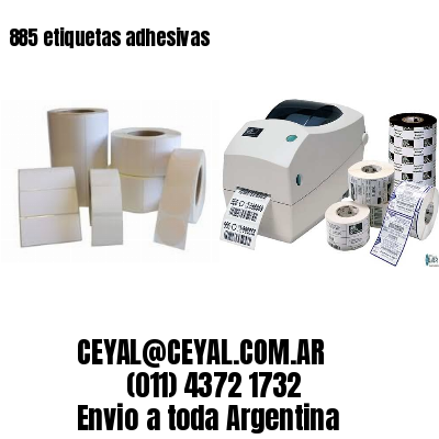 885 etiquetas adhesivas