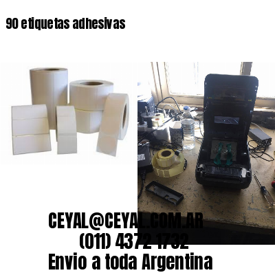 90 etiquetas adhesivas