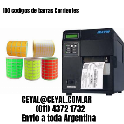 100 codigos de barras Corrientes