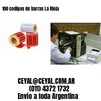 100 codigos de barras La Rioja