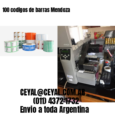 100 codigos de barras Mendoza