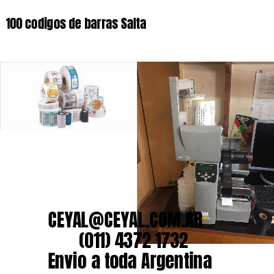 100 codigos de barras Salta