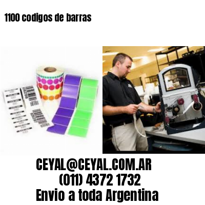 1100 codigos de barras