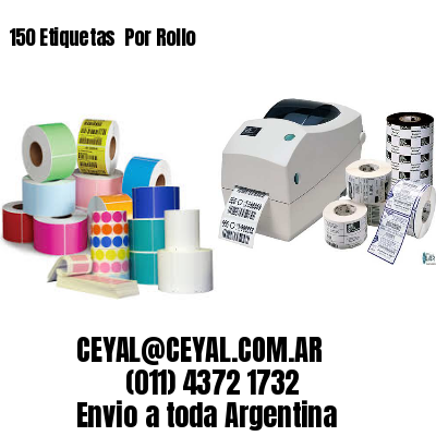 150 Etiquetas  Por Rollo