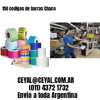 150 codigos de barras Chaco