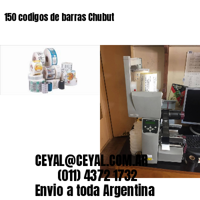 150 codigos de barras Chubut