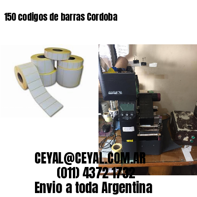 150 codigos de barras Cordoba
