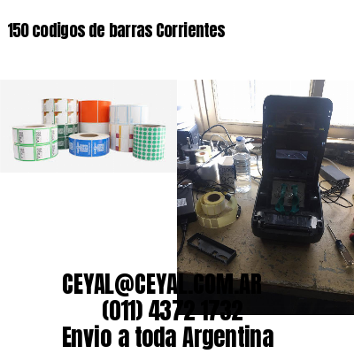 150 codigos de barras Corrientes