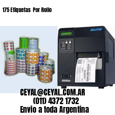 175 Etiquetas  Por Rollo
