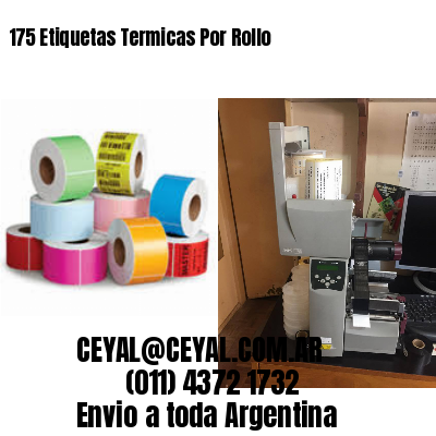 175 Etiquetas Termicas Por Rollo