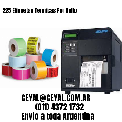 225 Etiquetas Termicas Por Rollo