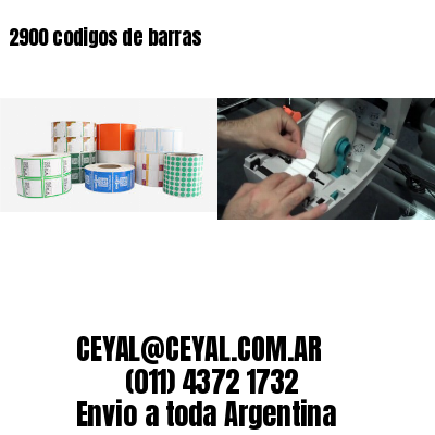 2900 codigos de barras