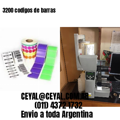 3200 codigos de barras