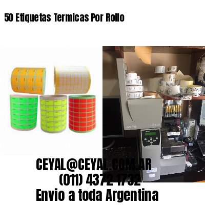 50 Etiquetas Termicas Por Rollo