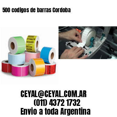500 codigos de barras Cordoba