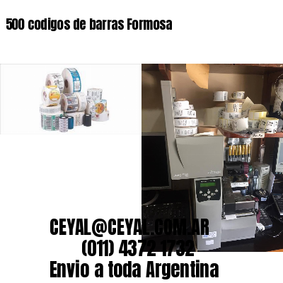 500 codigos de barras Formosa