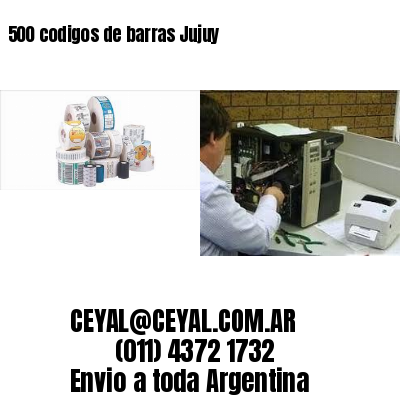 500 codigos de barras Jujuy