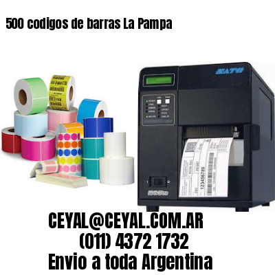 500 codigos de barras La Pampa