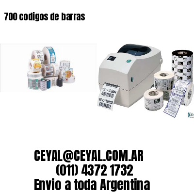 700 codigos de barras