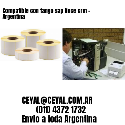 Compatible con tango sap lince crm – Argentina
