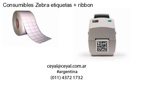 Consumibles Zebra etiquetas   ribbon