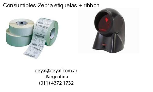 Consumibles Zebra etiquetas   ribbon