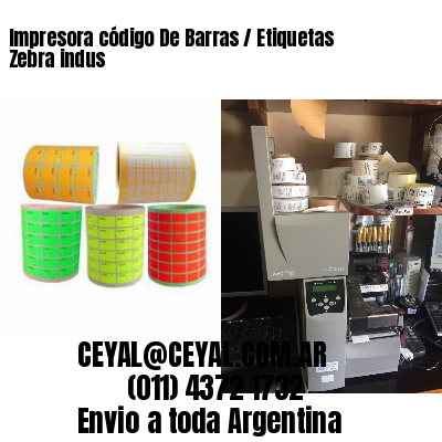 Impresora código De Barras / Etiquetas Zebra indus