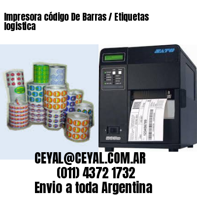 Impresora código De Barras / Etiquetas logistica